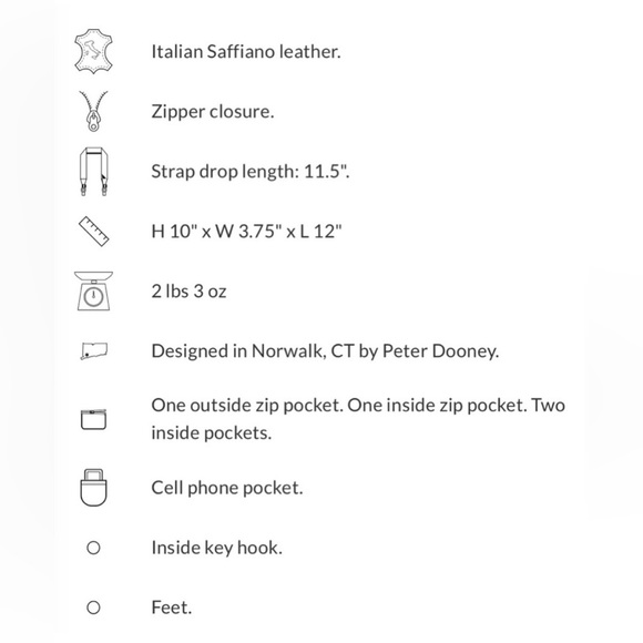 DOONEY & BOURKE SAFFIANO SHOPPER. DARK GRAY. BRAND NEW, NEVER USED. - Picture 8 of 9